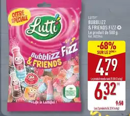 ALDI LUTTI Bubblizz & Friends Fizz offre