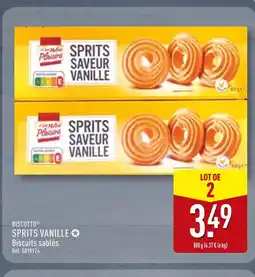 ALDI BISCOTTO Sprits saveur vanille offre