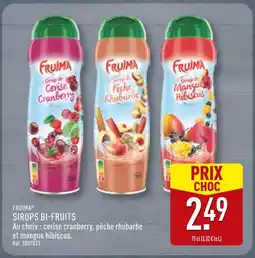 ALDI FRUIMA Sirop de cerise cranberry offre