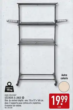 ALDI HOME CREATION Séchoir à linge offre