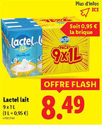 Lidl Lactel lait offre