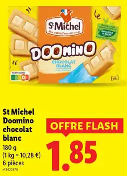 Lidl St Michel Doomino chocolat blanc offre