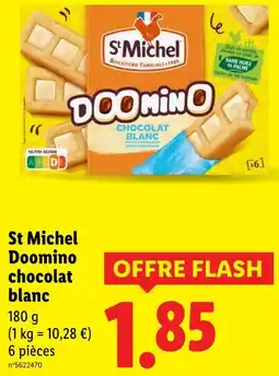 Lidl ST MICHEL Doomino chocolat blanc offre