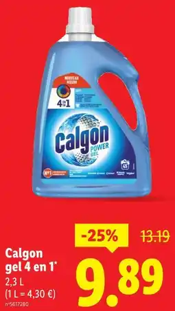 Lidl CALGON gel 4 en 1 offre