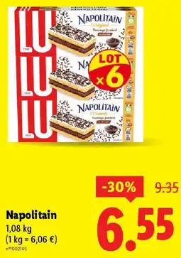Lidl LU Napolitain offre