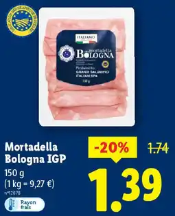 Lidl Italiano Mortadella Bologna IGP offre