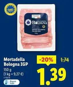 Lidl Italiano Mortadella Bologna IGP offre