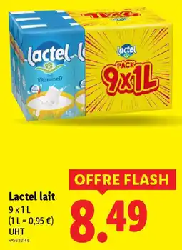 Lidl LACTEL lait offre