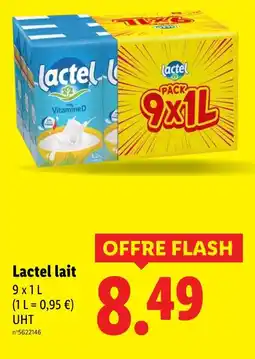 Lidl LACTEL lait offre