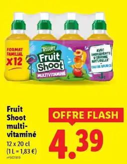 Lidl Teisseire Fruit Shoot multivitaminé offre