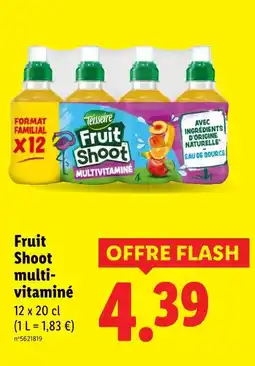 Lidl TEISSEIRE Fruit Shoot multivitaminé offre