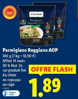 Lidl Italiano Parmigiano Reggiano AOP offre