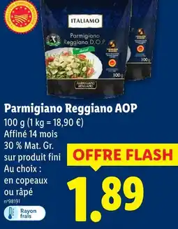 Lidl ITALIANO Parmigiano Reggiano AOP offre