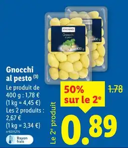 Lidl ITALIANO Gnocchi al pesto offre