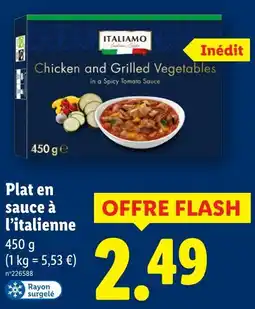 Lidl Italiamo Plat en sauce à l’italienne offre
