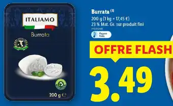 Lidl Italiamo Burrata offre