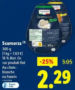 Lidl Italiamo Scamorza offre