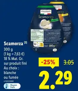 Lidl ITALIAMO Scamorza offre