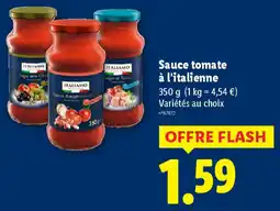 Lidl Italiamo Sauce tomate à l'italienne offre