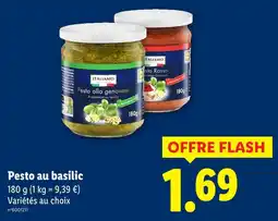 Lidl ITALIAMO Pesto au basilic offre