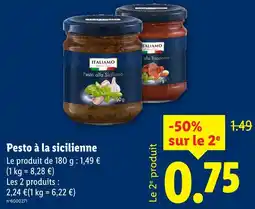 Lidl Italiamo Pesto à la sicilienne offre