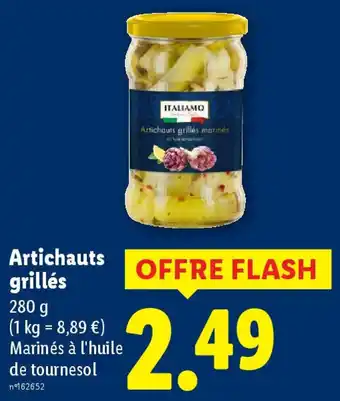 Lidl Italiamo Artichauts grillés marinés offre