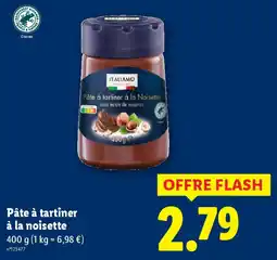 Lidl Italiamo Pâte à tartiner à la noisette offre