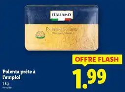Lidl Italiamo Polenta prête à l’emploi offre