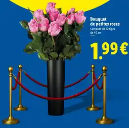 Lidl Bouquet de petites roses offre