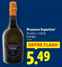 Lidl Valdobbiadene Prosecco Superiore offre