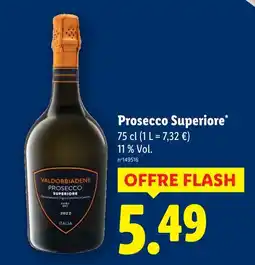 Lidl Valdobbiadene Prosecco Superiore offre