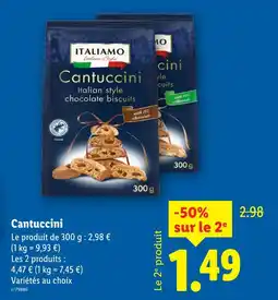 Lidl ITALIAMO Cantuccini offre