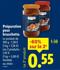 Lidl ITALIAMO Bruschetta offre
