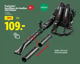 Lidl Parkside Souffleur de feuilles thermique offre