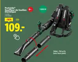 Lidl Parkside Souffleur de feuilles thermique offre