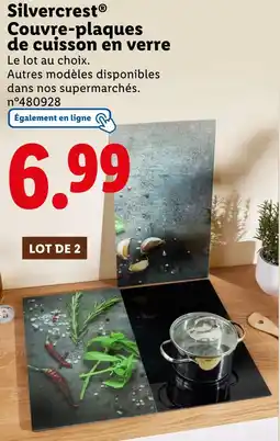 Lidl SILVERCREST Couvre-plaques de cuisson en verre offre