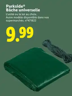 Lidl PARKSIDE Bâche universelle offre