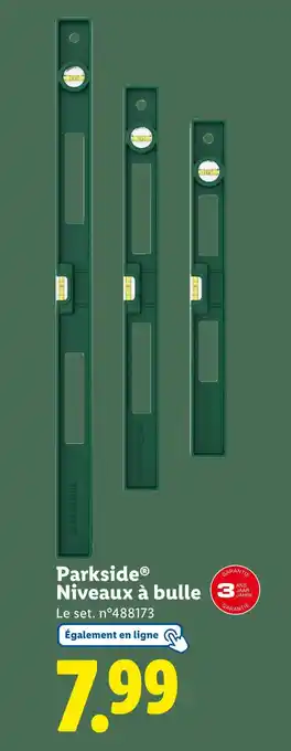 Lidl Parkside Niveaux à bulle offre