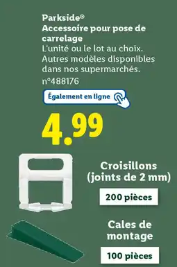 Lidl Parkside Accessoire pour pose de carrelage offre