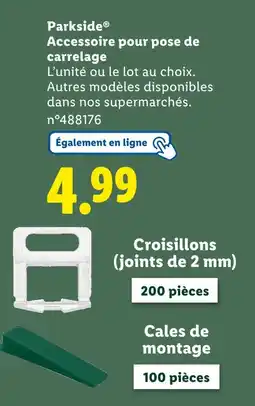 Lidl Parkside Accessoire pour pose de carrelage offre