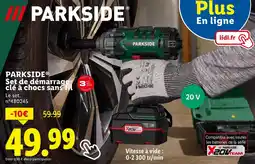 Lidl PARKSIDE Set de démarrage clé à chocs sans fil offre
