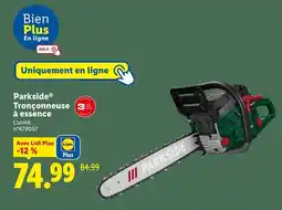Lidl Parkside Tronçonneuse à essence offre