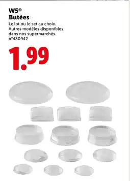 Lidl W5 Butées offre