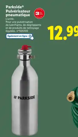 Lidl PARKSIDE Pulvérisateur pneumatique offre