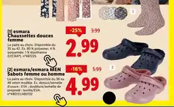 Lidl ESMARA Chaussettes douces femme offre