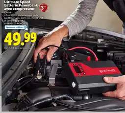 Lidl Ultimate Speed Batterie Powerbank avec compresseur offre