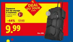 Lidl TOPMOVE Sac de voyage à roulettes offre