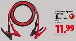 Lidl Ultimate speed câbles de démarrage offre