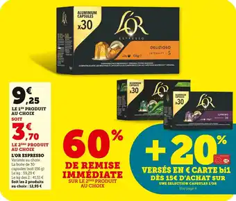 Bi1 L'or espresso offre