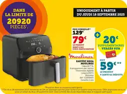 Bi1 Easyfry mega moulinex offre